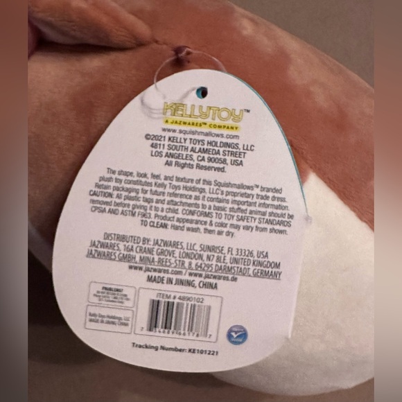 Kellytoy Regina the Corgi Dog Squishmallow Bestie Squad Plush Stuffed Toy 8” - Picture 13 of 15